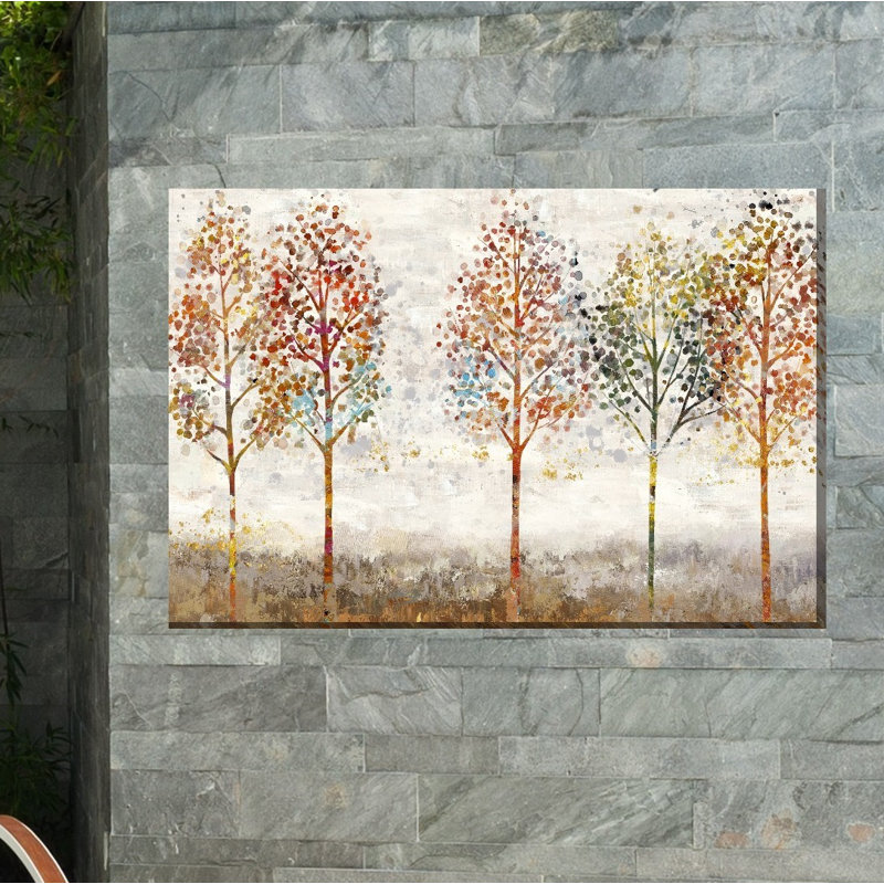 Red Barrel Studio® Alphonso Young Forest Outdoor Wall Decor Wayfair